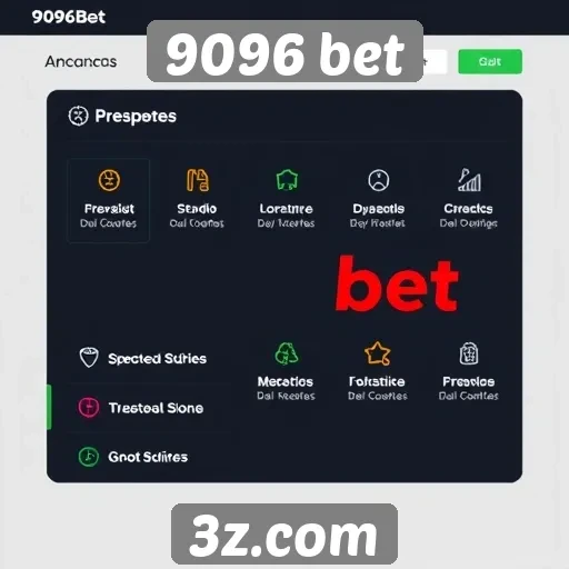 Recursos e funcionalidades do site 9096 bet