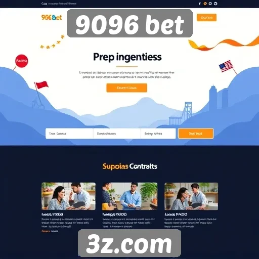 Interface e usabilidade do site 9096 bet